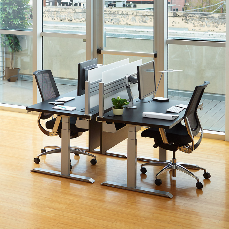 Sit Stand Desks Standing Desk Converters Workrite Ergonomics Essentia Electric Sit Stand Desk