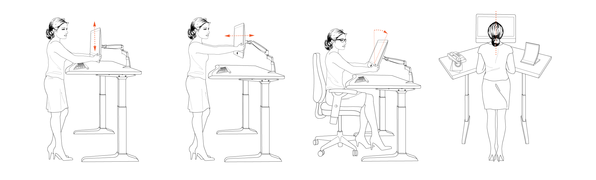 Standing discount workstation ergonomics