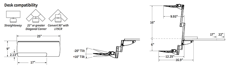 S2S_Specs compact keyboard mount dimensions