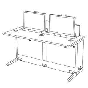 computer-desk-dual-user-single-monitor computer-desk-dual-user-single-monitor