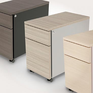 Mobile File Cabinet for Sit-Stand Desks