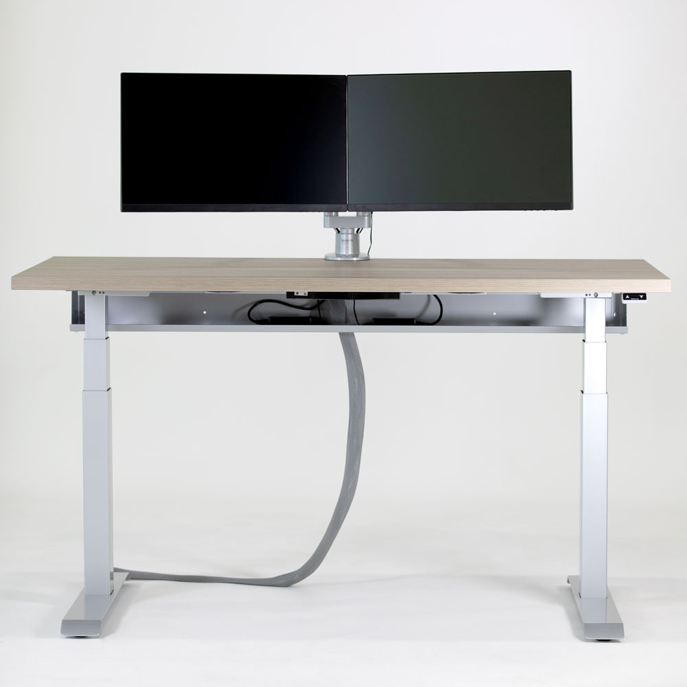 Standing Desk Cable Management for Video Editors — Becki and Chris