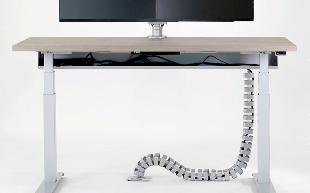 Magnetic Cable Management Channel for Desk