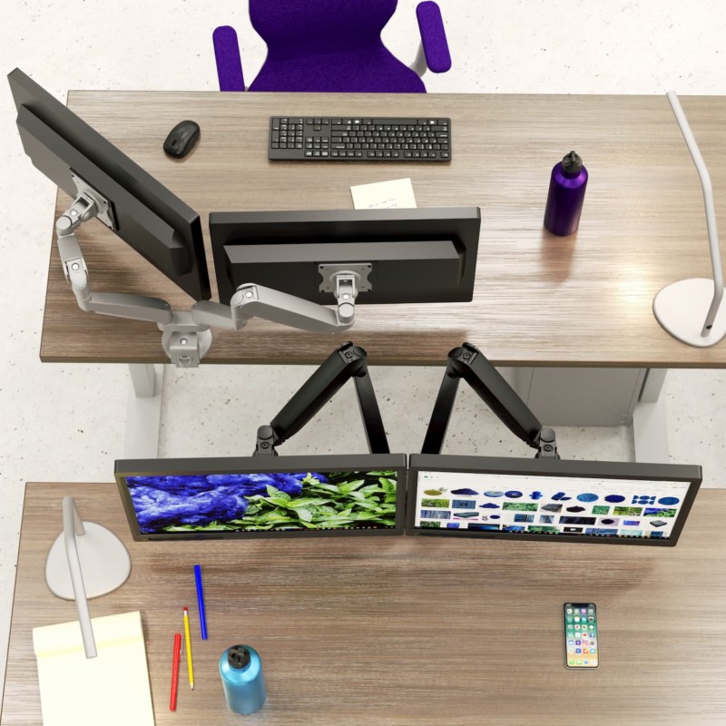 Conform Dual Articulating Monitor Arm Workrite Ergonomics