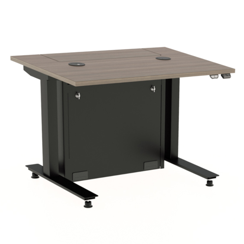 Ada Height Adjustable Computer Training Desk Workrite Ergonomics