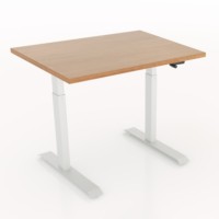 Sierra HXL Crank Manual Sit Stand Desk - Workrite Ergonomics