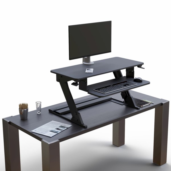 Solace Desktop Standing Desk Converter Workrite Ergonomics
